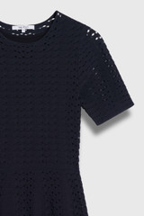 Alserio Stretch Knit Dress Navy