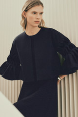 Alserio Stretch Knit Dress Navy
