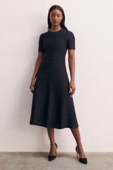 Alserio Stretch Knit Dress Navy