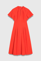 Aurora Cotton Dress Summer Orange