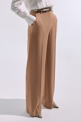 Clever Crepe Adelaide Wide-Leg Trousers Camel Clever Crepe Adelaide Wide-Leg Trousers Camel