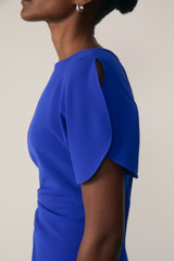 Salerno Crepe Dress Vibrant Blue