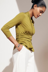 Belleville Top Olive Green Recycled Jersey Belleville Top Olive Green Recycled Jersey