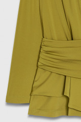 Belleville Top Olive Green Recycled Jersey Belleville Top Olive Green Recycled Jersey