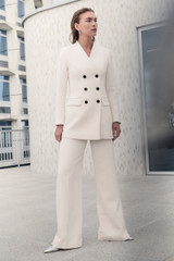 Kenwood Textured Wool Jacket Ivory Kenwood Textured Wool Jacket Ivory