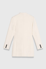 Kenwood Textured Wool Jacket Ivory Kenwood Textured Wool Jacket Ivory