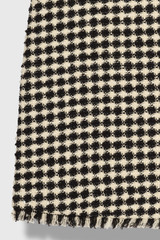 Menton Spring Tweed Mini Skirt Black And Ivory Menton Spring Tweed Mini Skirt Black And Ivory