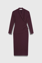 Sculpt Knit Gradara Dress Deep Plum