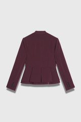 Clever Crepe Clifton Jacket Deep Plum Clever Crepe Clifton Jacket Deep Plum