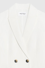 Clever Crepe Knighton Jacket Ivory