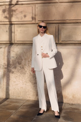 Clever Crepe Knighton Jacket Ivory