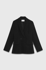 Clever Crepe Knighton Jacket Black