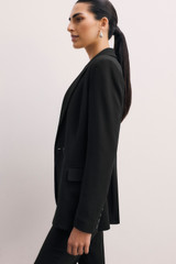 Clever Crepe Knighton Jacket Black