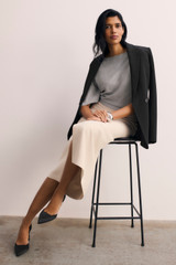 Clever Crepe Knighton Jacket Black