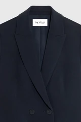 Clever Crepe Knighton Jacket Navy