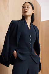 Clever Crepe Knighton Jacket Navy Clever Crepe Knighton Jacket Navy