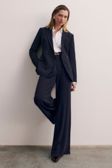 Clever Crepe Knighton Jacket Navy