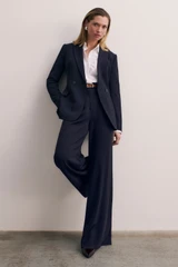 Clever Crepe Knighton Jacket Navy