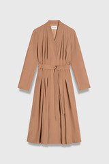 Cervo Crepe Trench Coat Light Camel Cervo Crepe Trench Coat Light Camel