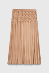 Clever Crepe Venezia Satin Skirt Light Camel Clever Crepe Venezia Satin Skirt Light Camel