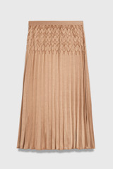 Clever Crepe Venezia Satin Skirt Light Camel Clever Crepe Venezia Satin Skirt Light Camel