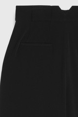 Clever Crepe Lyon Palazzo Trousers Black