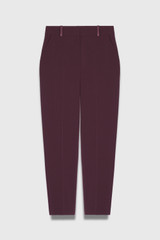 Clever Crepe Tavira Slim-Leg Trousers Deep Plum