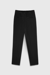 Clever Crepe Slim-Leg Black Trousers Clever Crepe Slim-Leg Black Trousers