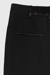 Clever Crepe Slim-Leg Black Trousers Clever Crepe Slim-Leg Black Trousers