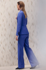 365 Pure Wool Alzira Straight Flared Trousers Deep Cornflower Blue 365 Pure Wool Alzira Straight Flared Trousers Deep Cornflower Blue