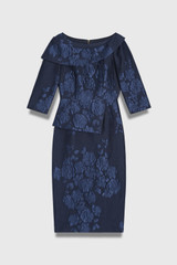 Palmerston Jacquard Dress Navy Palmerston Jacquard Dress Navy