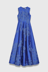 Adria Jacquard Gown Deep Cornflower Blue Adria Jacquard Gown Deep Cornflower Blue