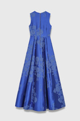 Adria Jacquard Gown Deep Cornflower Blue Adria Jacquard Gown Deep Cornflower Blue