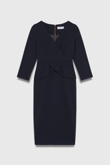 Verrone Sculpt Stretch Crepe Dress Navy Verrone Sculpt Stretch Crepe Dress Navy