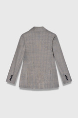 Knighton Wool Prince Of Wales Jacket Grey