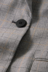 Knighton Wool Prince Of Wales Jacket Grey