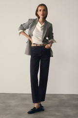 Knighton Wool Prince Of Wales Jacket Grey