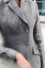 Abbeville Jacquard Jacket Soft Steel Grey Abbeville Jacquard Jacket Soft Steel Grey