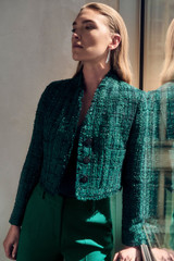 Alton Tweed Jacket Dark Green