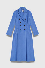 Hampstead Wool Mohair Blend Coat Cornflower Blue