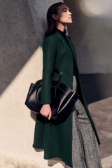 Finchley Wool Blend Coat Forest Green Finchley Wool Blend Coat Forest Green