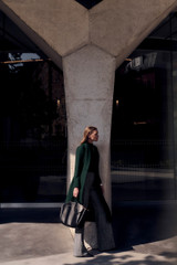 Finchley Wool Blend Coat Forest Green Finchley Wool Blend Coat Forest Green