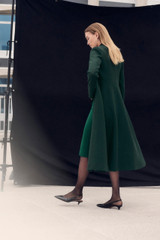 Finchley Wool Blend Coat Forest Green Finchley Wool Blend Coat Forest Green