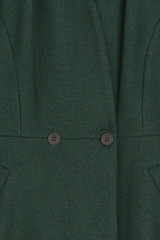 Finchley Wool Blend Coat Forest Green Finchley Wool Blend Coat Forest Green