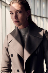 Knightley Wool Cashmere Blend Coat Dark Fawn Knightley Wool Cashmere Blend Coat Dark Fawn