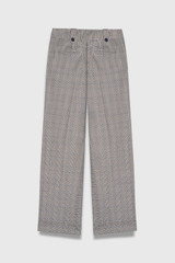 Hartwood Prince Of Wales Wide-Leg Trousers Grey Hartwood Prince Of Wales Wide-Leg Trousers Grey