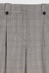 Hartwood Prince Of Wales Wide-Leg Trousers Grey Hartwood Prince Of Wales Wide-Leg Trousers Grey