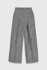 Adelaide Jacquard Wide-Leg Trousers Soft Steel Grey Adelaide Jacquard Wide-Leg Trousers Soft Steel Grey