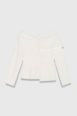 Clever Crepe Palmerston Top Ivory Clever Crepe Palmerston Top Ivory