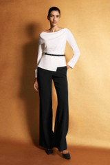 Clever Crepe Palmerston Top Ivory